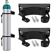 AnNowshua Ling 2PCS Propane Tank Holder, Propane Tank Mount, Excellent Quality ABS Gas Cylinder Holder with Screws and Safety