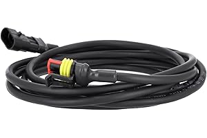 Timbera 3m / 10ft Durable Low Voltage Charging Cable for Husqvarna Automower 440, 450X/XH, 520/H, 550/H EPOS, 435X, 535X AWD – Robotic Lawnmower Power Supply Accessory – Extension Cord – 3 Meters
