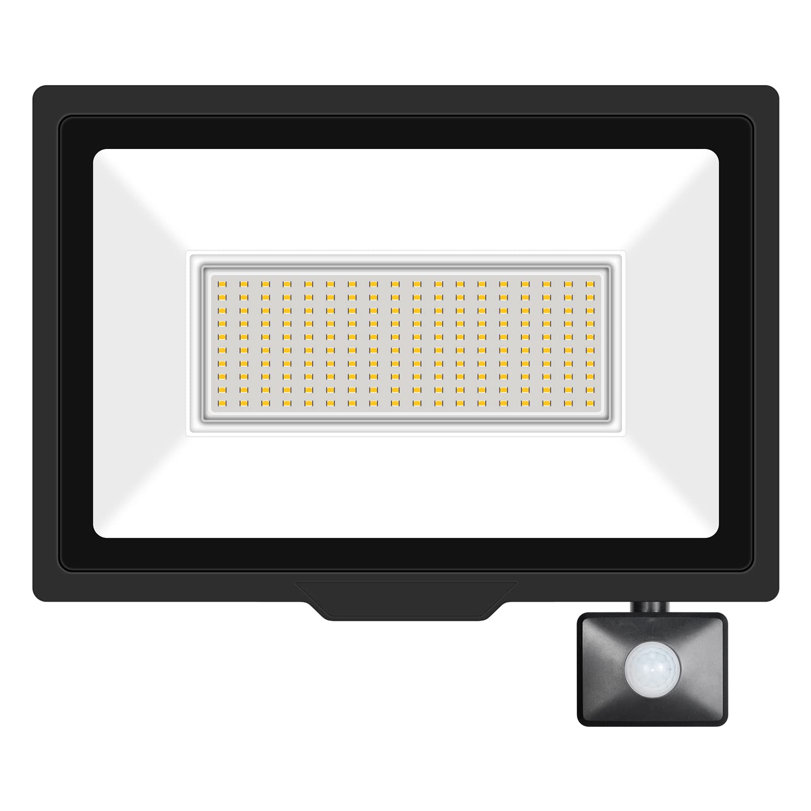 SKYWORLD Security Lights Outdoor Motion Sensor Led 150W, 15000LM Floodlights with PIR Sensor IP66 Waterproof Ultra Thin Garden Light Cold White 6000K for Construction Site, Backyard, Garage 1PCS