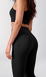ODODOS Cross Waist Yoga Leggings for Women with
