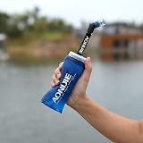 TRIWONDER Soft TPU Collapsible Flask 250ml 500ml Leak-Proof Straw Pack view 6