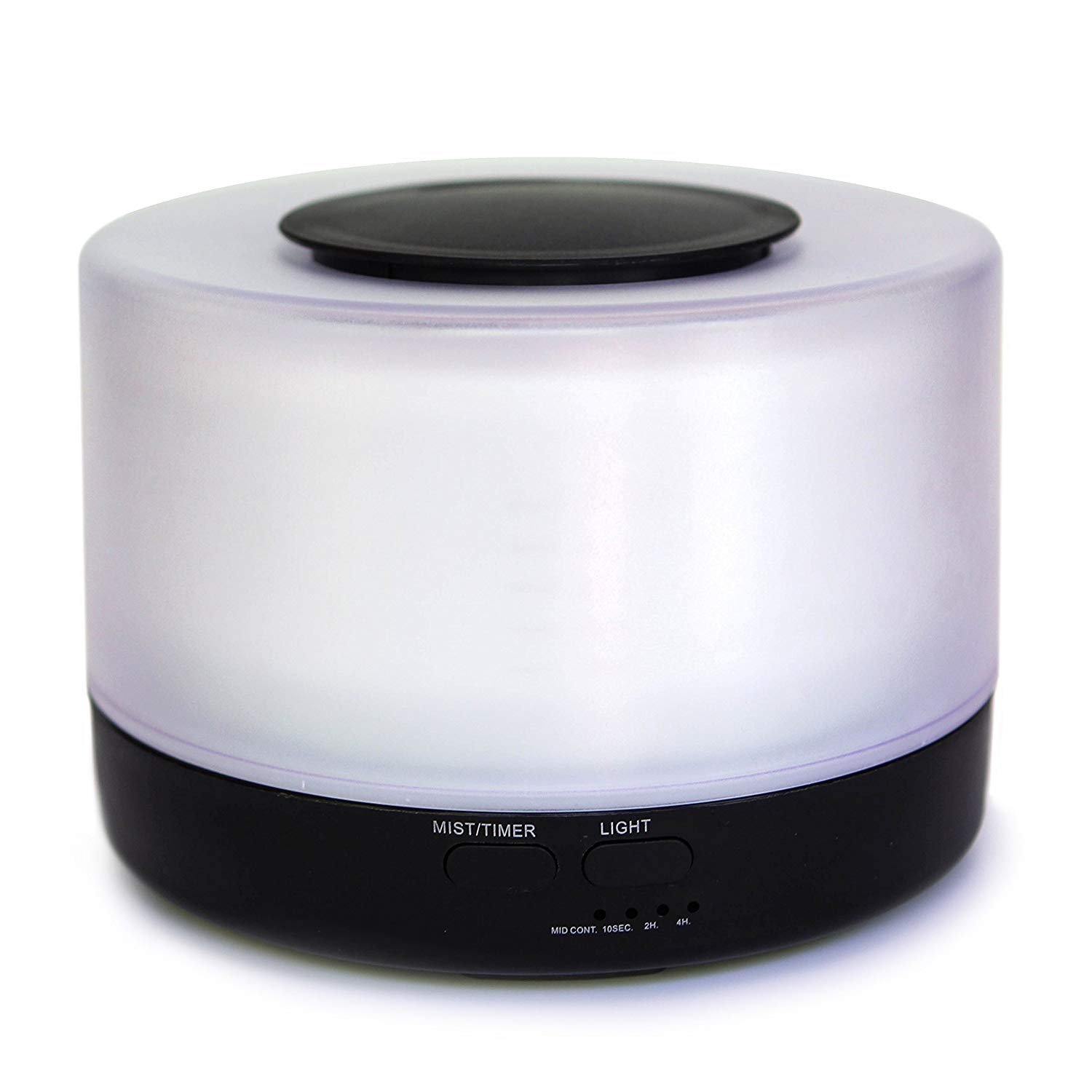Diffuser Black Humidifier - LED Light - 500 ml - Half Liter Capacity by Amour@Home