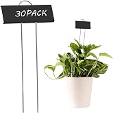 GHAMYEE 30pcs Plant Labels for Outdoor Garden Waterproof Plant Markers for Outdoor Plants, 11inch Metal Plant Tags and Labels