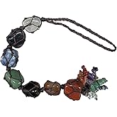 7 Chakras Healing Crystals Car Hanging Ornaments, Handmade Car Rear View Mirror Charm, Good Luck Home Decoration, Car Window Decoration Accessories