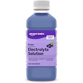 Amazon Basics Pediatric Electrolyte Solution, Grape Flavor, Helps Prevent Dehydration, Replaces Electrolytes, Fluid and Zinc, for Kids and Adults, 33.8 fl oz (Pack of 1) (Previously Amazon Basic Care)