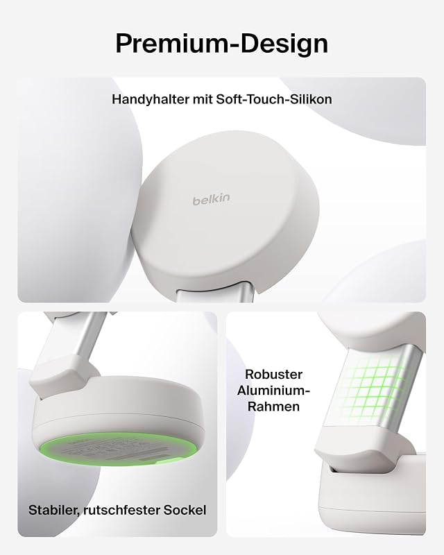 UltraCharge Pro 2-in-1 Qi2 Induktive Ladestation, 25W – Sandfarben