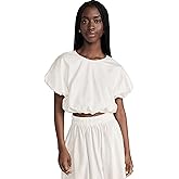 MIKOH Women's Opihi Bubble Sleeve Crop Top
