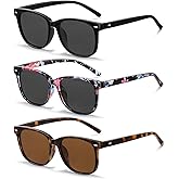 Wzerry Sunglasses for Women Polarized, Sun Glasses Vintage Style Trendy Round UV400 Protection Lens