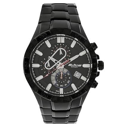 Chronograph Black Dial Mens Watch-90079NM01E