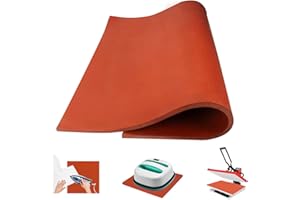 HENWASAI 10x12 Inch Silicone Heat Press Mat Pad 0.3 Inch Thickest Sublimation Silicone Mat for Heat Press Machine Flat Heat Transfer Press Replacement Pad