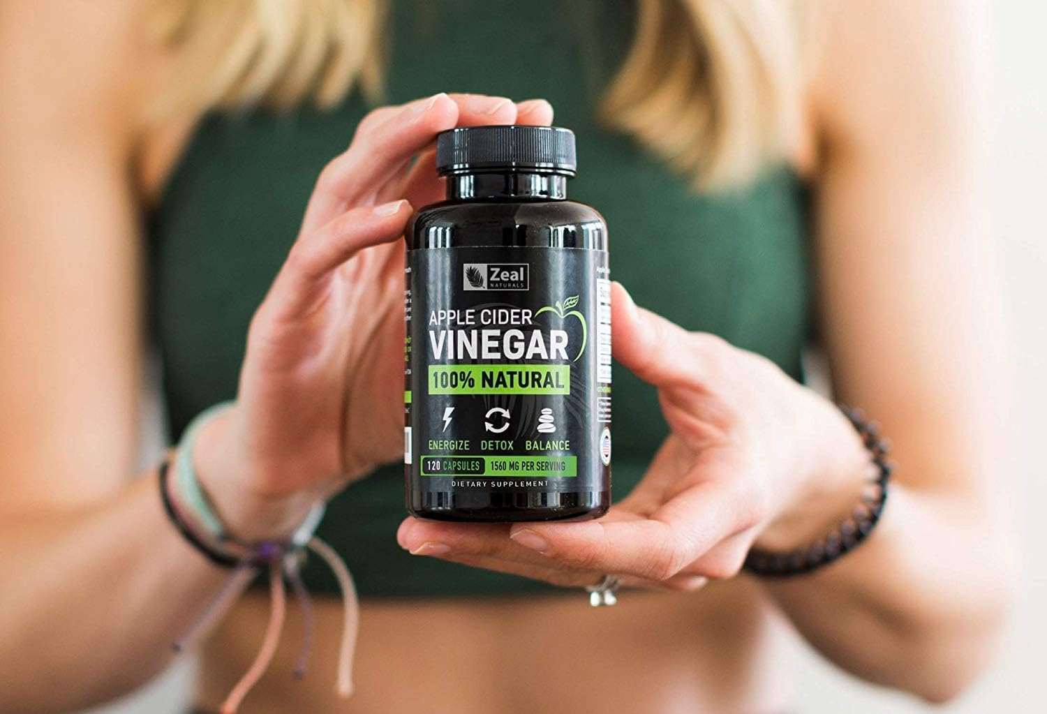 100% Natural Raw Apple Cider Vinegar Pills (1560mg | 120 Capsules) Vegan, Non-GMO Apple Cider Vinegar with Cayenne Pepper for Fast Weight Loss Cleanse, Appetite Suppressant, Bloating Relief: Health & Personal Care