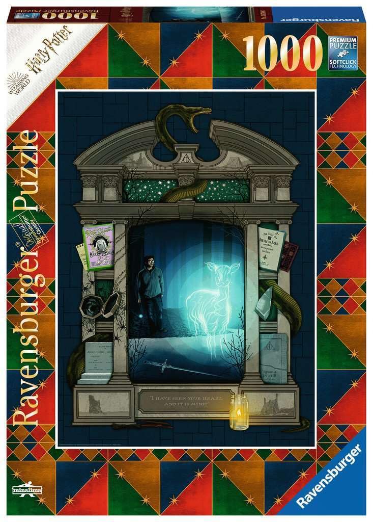 Ravensburger Puzzle 16748 Harry Potter and the Deathly Hallows 1000-Piece Jigsaw Puzzle for Adults and Children from 14 Years