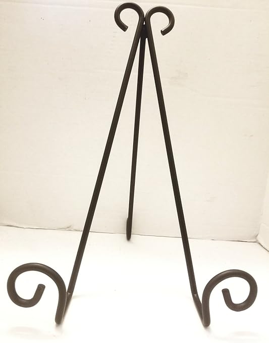 Amazon Com Wrought Iron Large Sign Holder Countertop Easel Hand