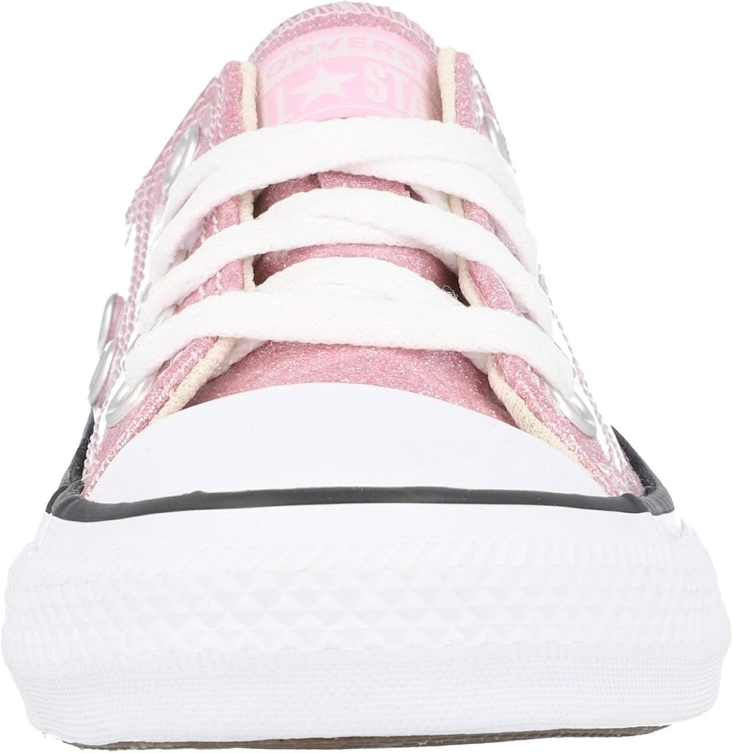 pink all star ox glitter trainers junior