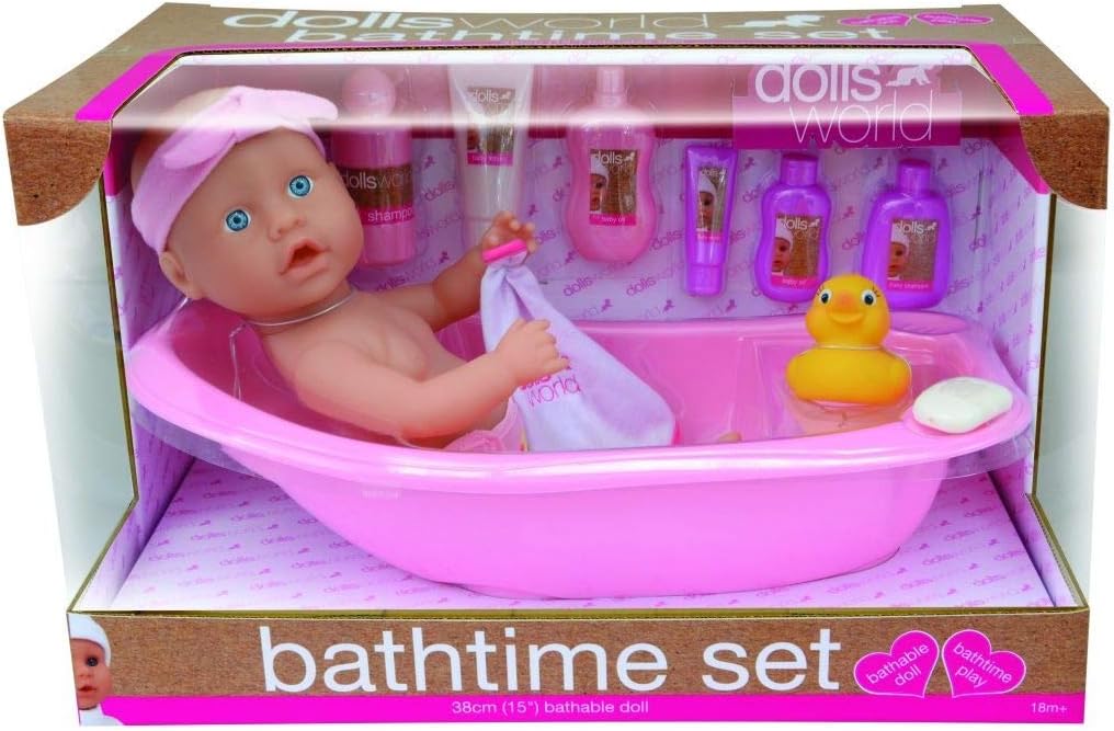 bath play doll set