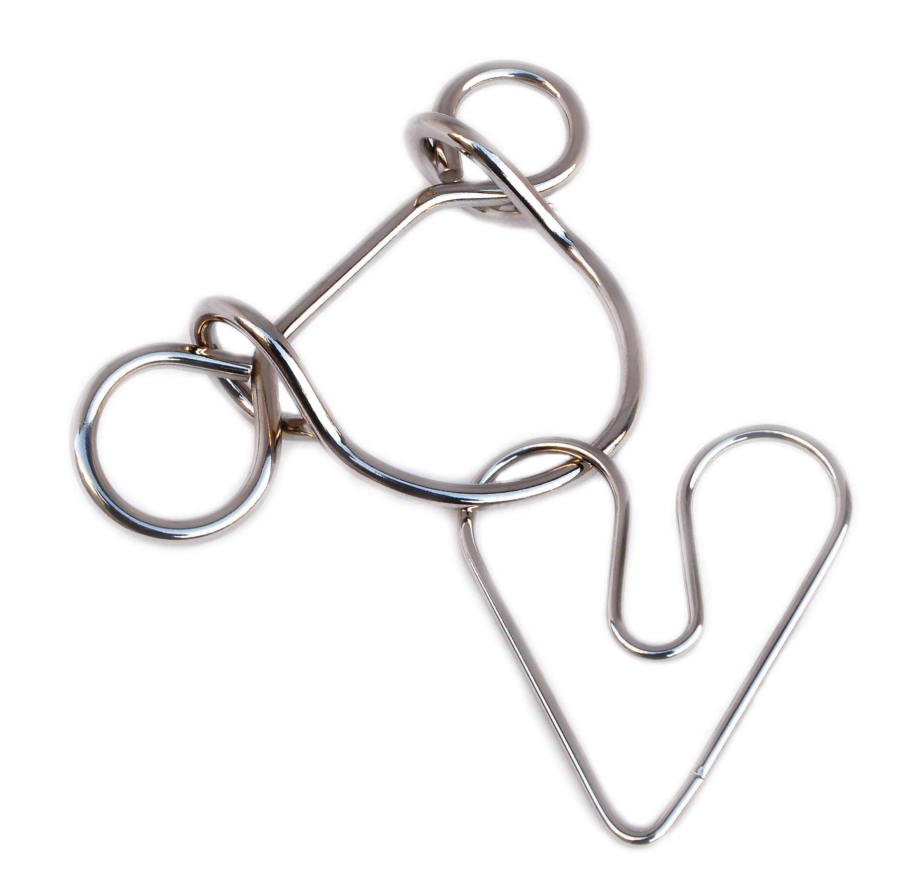 Logica Puzzles Art. Heart of Santorini - Metal Brain Teaser - Difficulty 2/6 Medium - Travellers Collection