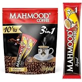 Mahmood 3 in 1 Coffee &ndash; Instant Coffee with Milk and Sugar &ndash; Delicious, Easy-to-Make Instant Coffee Packets, 10 Sticks Total