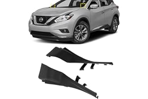 YUNHECAM Front Windshield Wiper Side Cowl Extension Fender Cover Trim for Nissan Murano 2016 2017 2018 2019 Pair Left Right Black Durability Plastic Panel Caps 2PCS