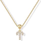 PAVOI 14K Gold Plated Dainty Zodiac Necklace with Charms - Adjustable Chain Gold Charm Zodiac Necklaces for Women - Small Astrology Removable Pendants - Cute Jewelry Gifts