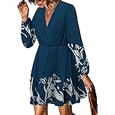 MixShe Summer Dresses for Women 2025 Wedding Guest Dress Fall Fashion Italian Outfits Elegant Classy Homecoming Clothing Plus Size Beach Vacation Clothes C Blue Floral X-Large