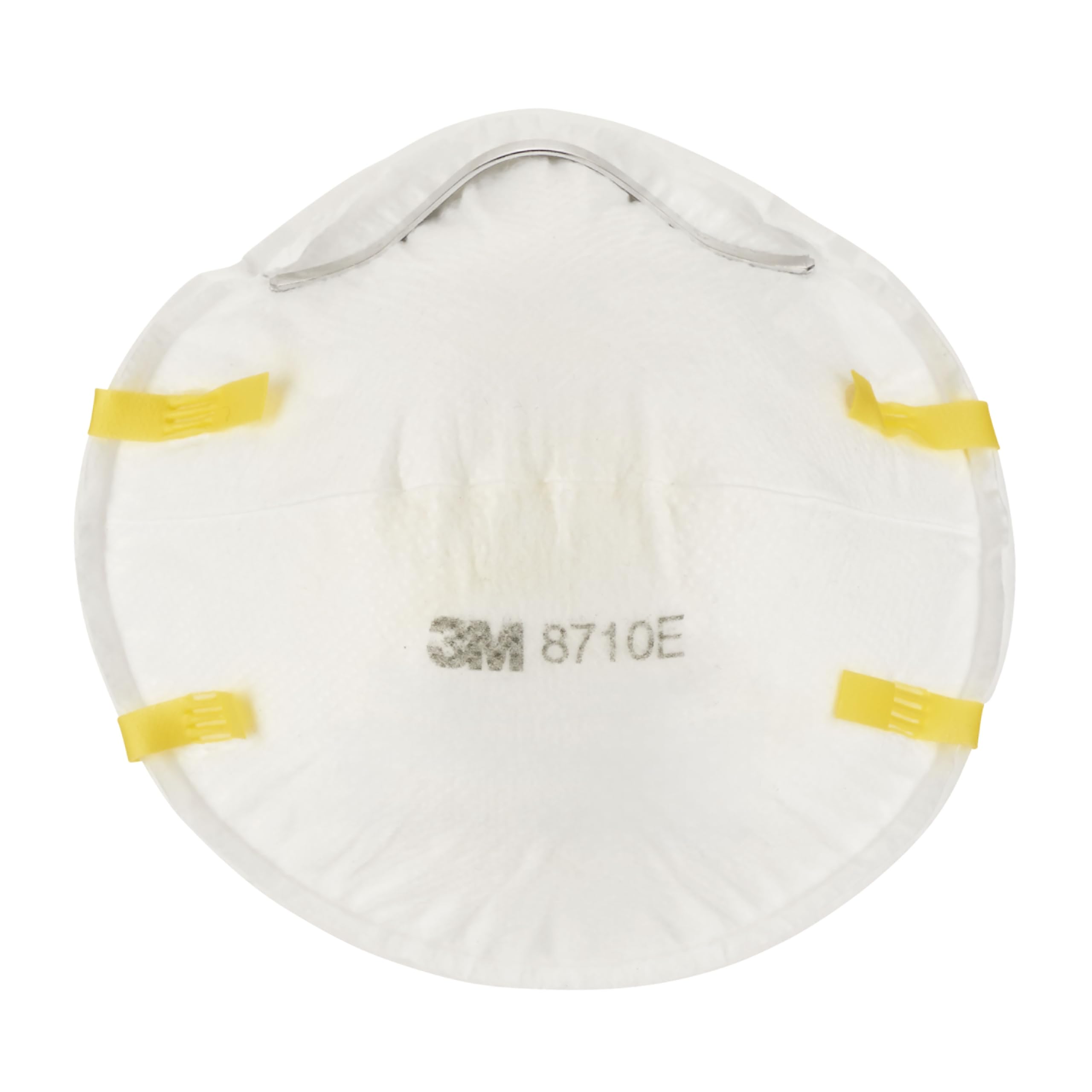 3M 8710 Cup Shaped Particulate Respirator - Yellow (3-Piece)