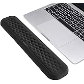 Vaydeer 60%-75% Keyboard Wrist Rest, Memory Foam Hand Rest Support Pad Padded for Office, Computer, Laptop, Mac Typing and Wrist Pain Relief and Repair(14.17inch,Black)