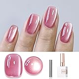 Double Rhythm Jelly Glass Cat Eye Gel Polish with