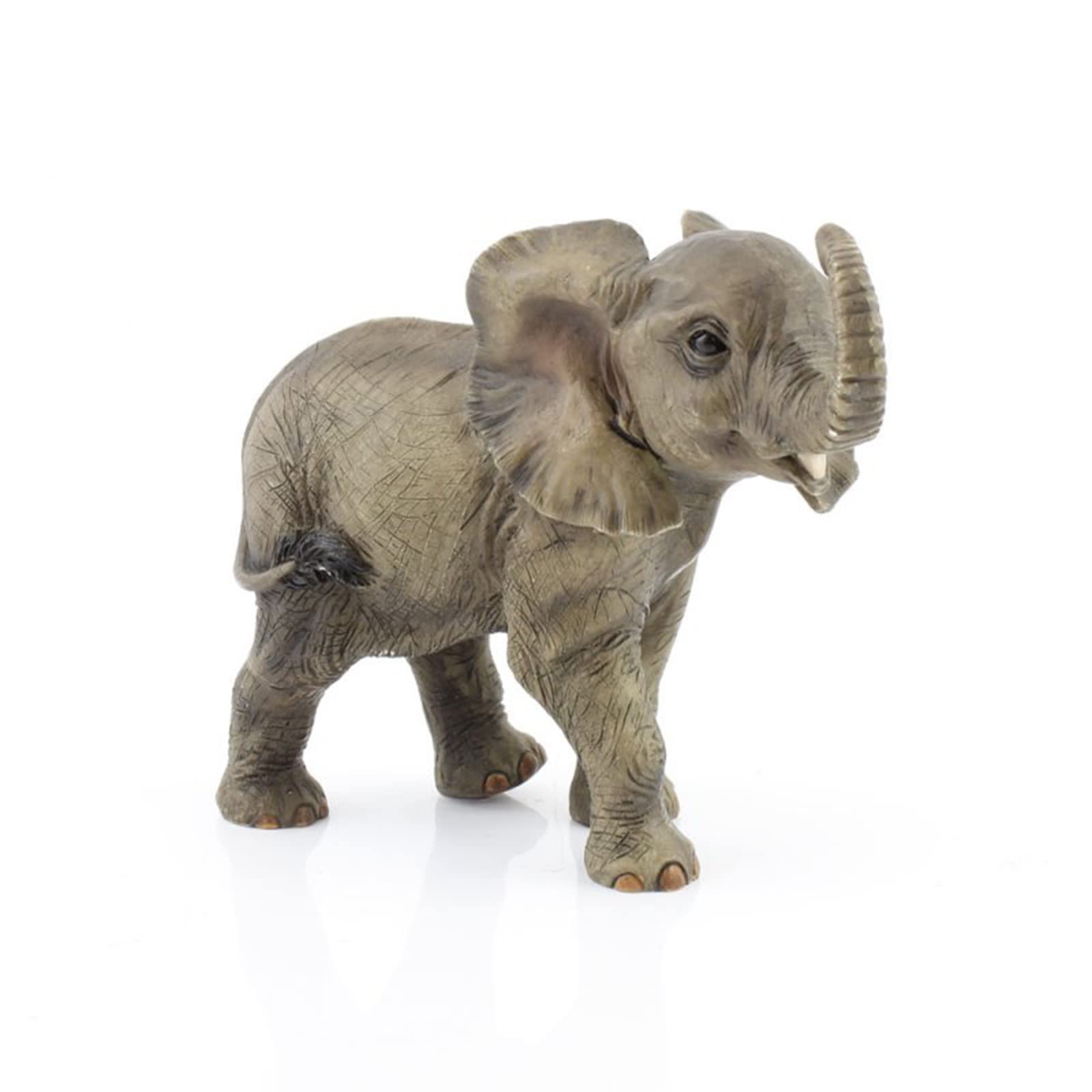 lesser and pavey Figure | Standing Elephant Calf | 1 Piece - 8x14x12 cm, Multicolord