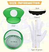 Aomig Super Plumber Costumes 4 Pack Brothers Workman Cosplay Kit Green view 4