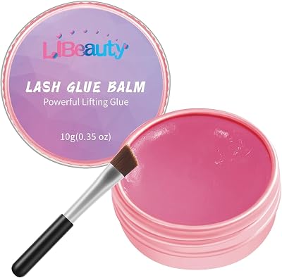 Libeauty Lash Lift 2 in 1 Glue Balm Strawberry - Fast Dry, Strong Sticky for