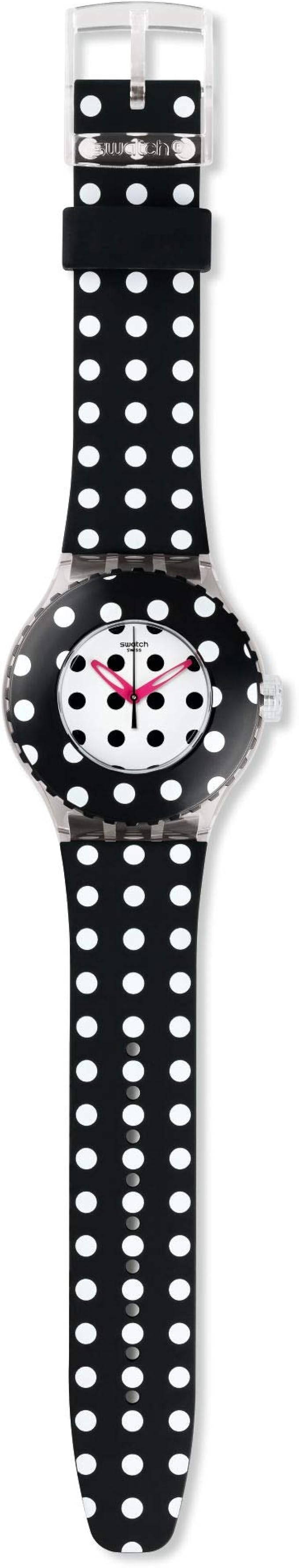 Swatch Reloj Analógico para Unisex de Cuarzo con Correa en Silicona SUUK107