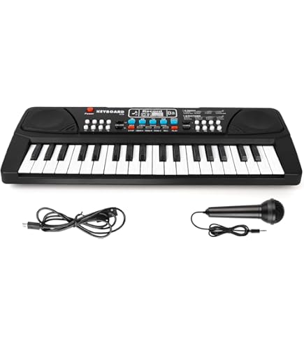 Lexibook, Frozen elektronische piano voor kinderen met lichteffecten, microfoon, batterij, geïntegreerde luidspreker, demomelodieën, DJ-speler, paars/blauw, K704FZ