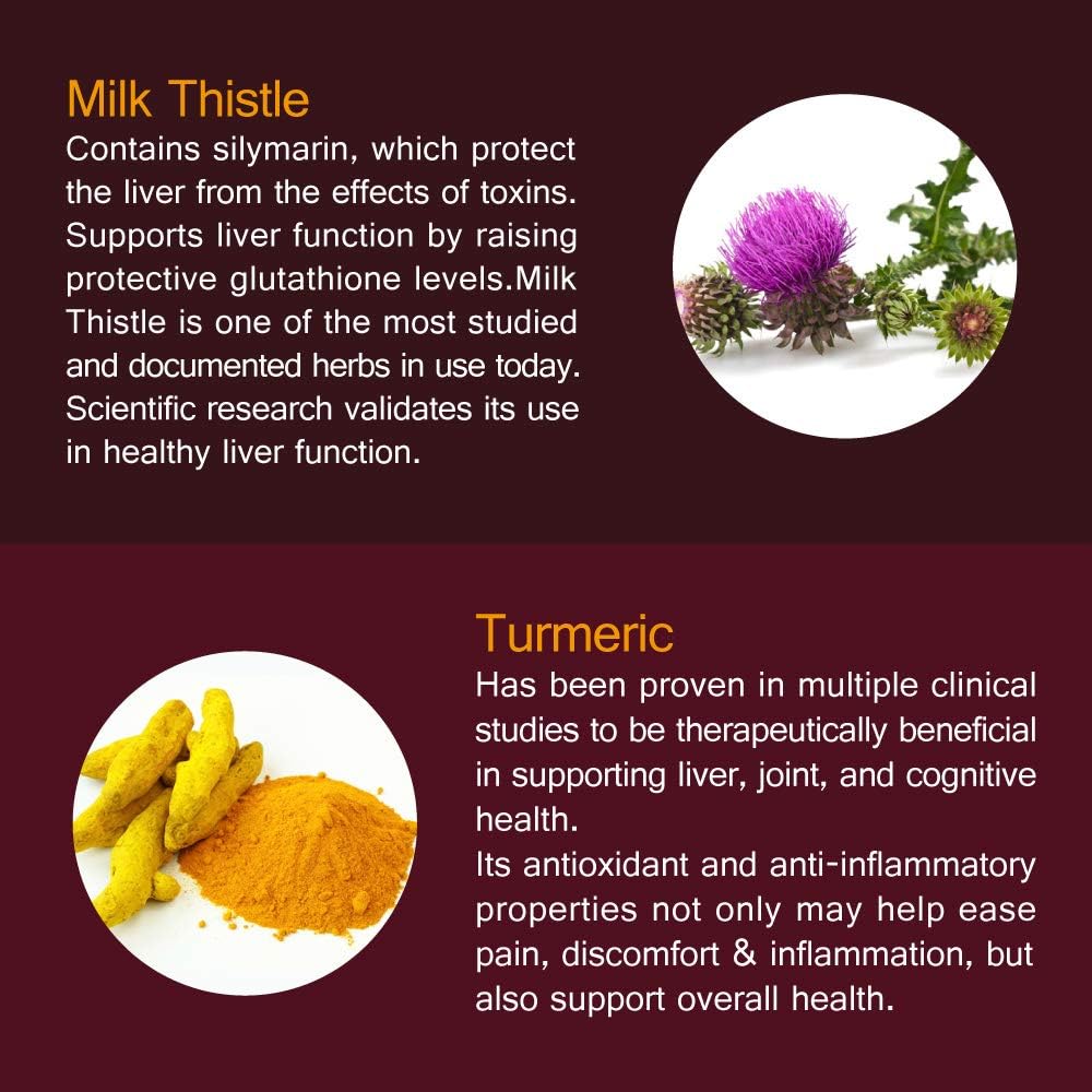 Lovita Liver Health, Milk Thistle, Turmeric Extract, DLAlphaLipoic Acid, Schisandra, 60