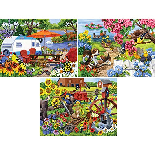 Bits and Pieces 500 Piece Jigsaw Puzzles for Adults Value Set of