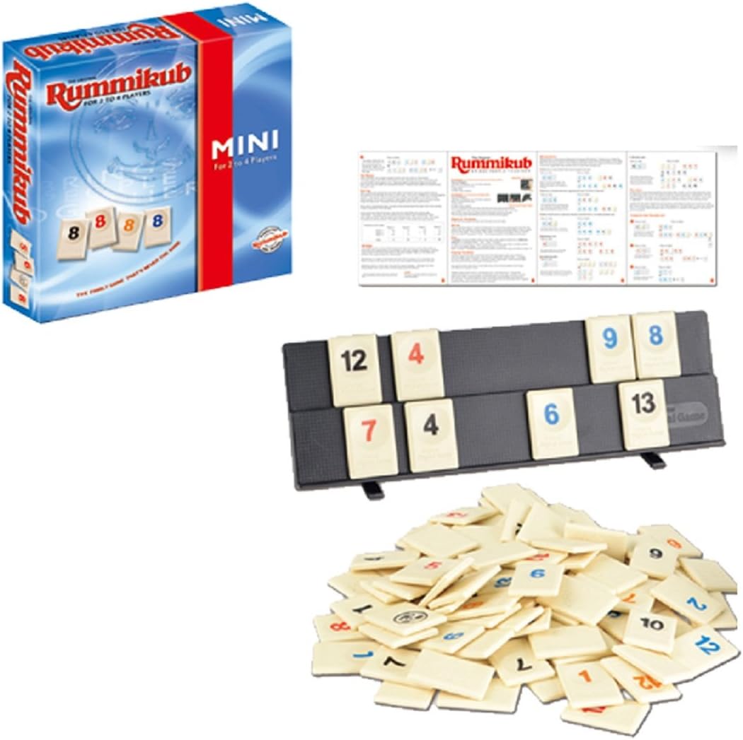 Emob Rummy Tile Board Game Family Party Travel Fun Rummikub Set