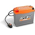 OPTIMA QUAD20 ORANGETOP Lithium Motorcycle Battery with OPTIMA CPR Automatic Built-in Jump-Start, Starting Power 540 Cranking Amps, 9AH, Fits Select Jet Skis, Quads, Mowers, Tractors, and Scooters