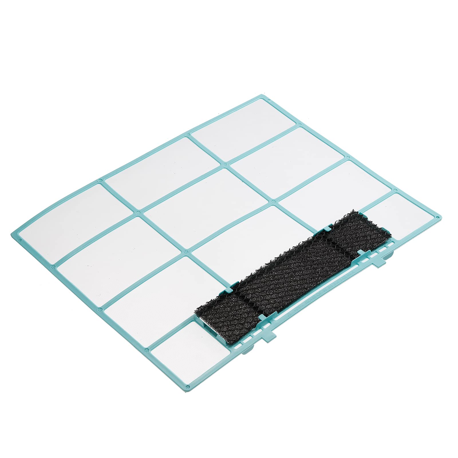PATIKIL 13.58" x 10.83" Air Conditioner Air Filter, Plastic Air Filtering Screen Replacement with Air Filter Foam for HVAC, Blue Black