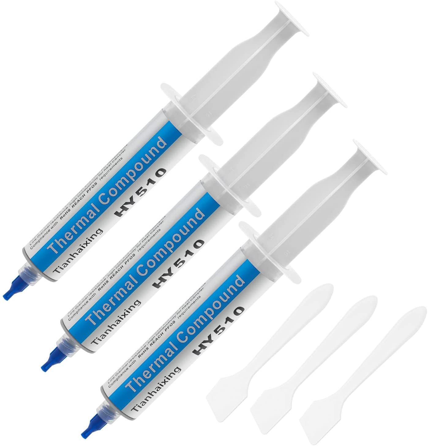 Tianhaixing Thermal Grease (75 grams) HY510> 1.93 W/m.k, Excellent Thermal Compound Paste with Carbon Based High Conductivity, Heatsink Paste for all CPU Coolers/Printer/Heatsink/Other Device