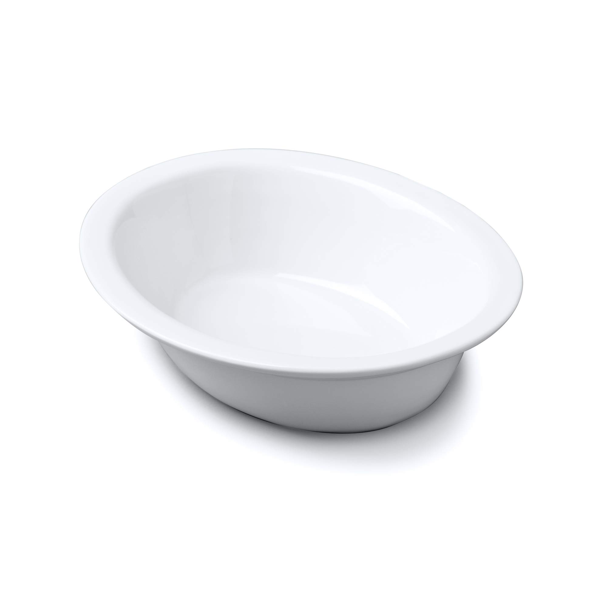 Wm Bartleet & Sons Traditional Porcelain Oval Pie Crust Dish, White (28cm)