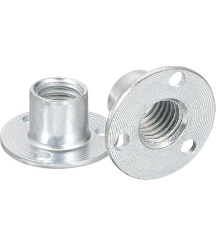Hillman Tee Nut M10 X 11 X 25mm – Zinc Plated, 8-Pack For Woodworking Projects
