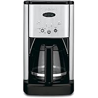 Cuisinart DCC-1200P1 Brew Central 12-Cup Programmable Coffeemaker Coffee Maker, Carafe, Brushed Chrome