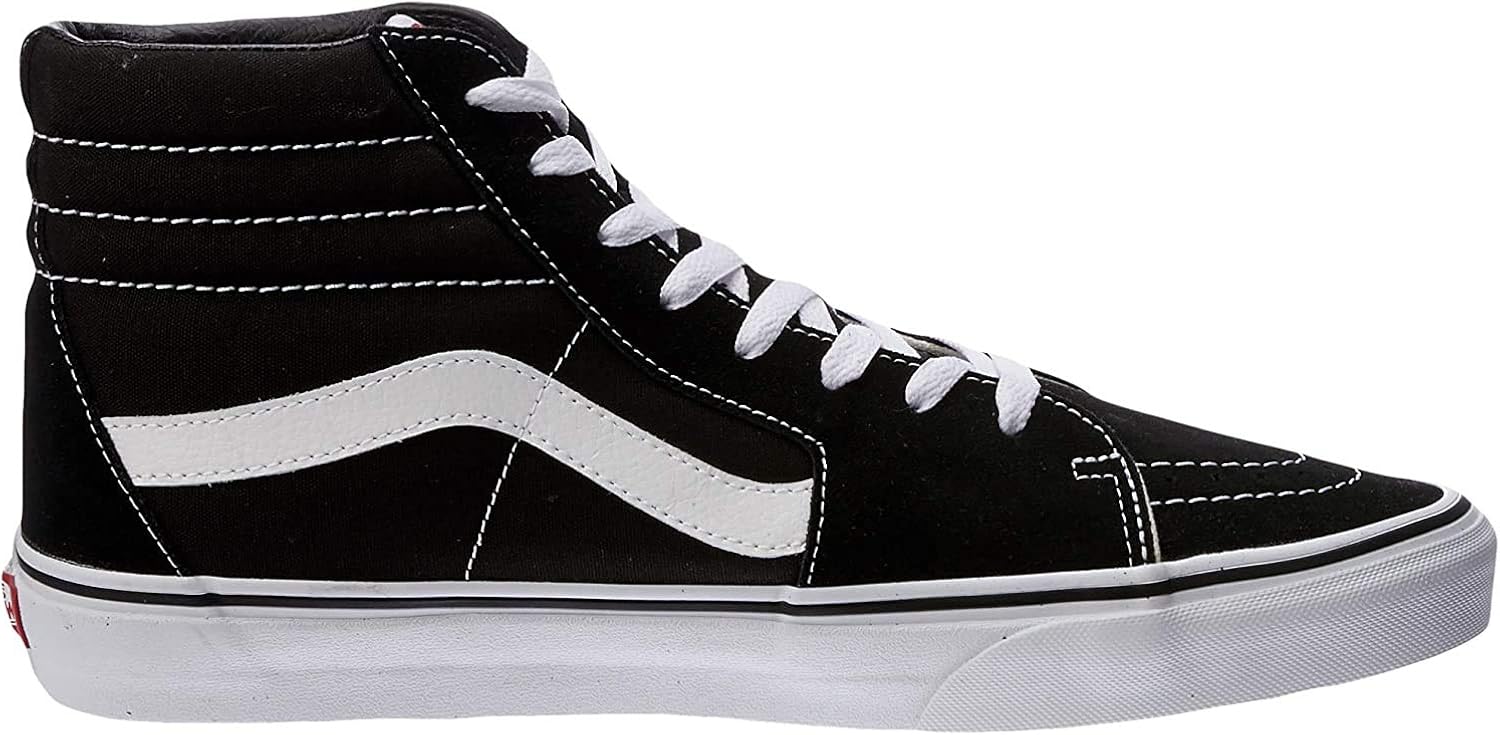  | VANS Sk8-Hi Unisex Casual High-Top Skate Shoes, Comfortable and Durable in Signature Waffle Rubber Sole | Skateboarding