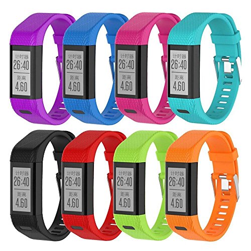 KOBWA Replacement Bands for Garmin Vivosmart HR+ Smart Watch,Soft Silicone Bracelet Sport Strap WristBand Accessory with Screwdriver for Garmin Vivosmart HR+