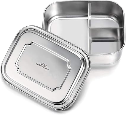 G.a HOMEFAVOR Fiambrera Acero Inoxidable Caja de Almuerzo ...