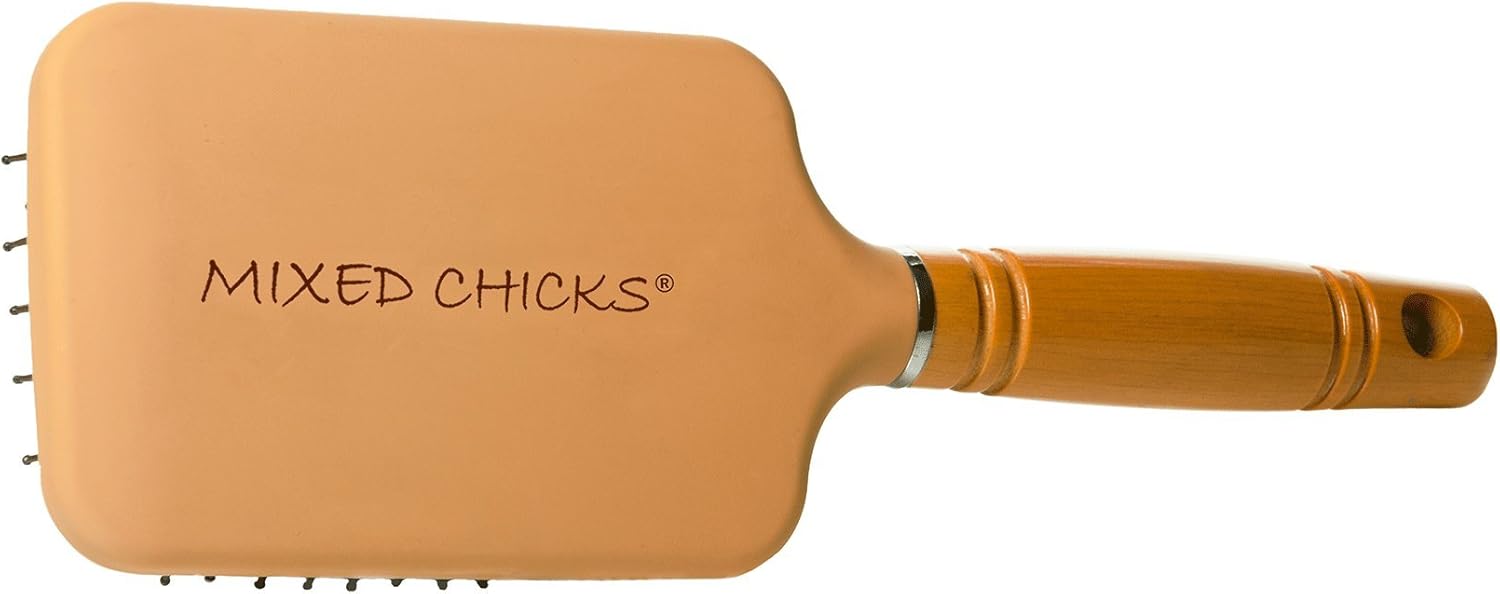 Mixed Chicks Paddle Brush, Beige - Image 3