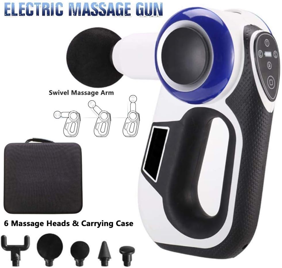 NOBUNO REATHLETE Percussive Therapy Device – Massage Gun for Athletes – Handheld, Wireless Deep Tissue Massage – Ideal for Back, Shoulder, Arms, Glutes, Calf's - Full Body Vibrating Pain Relief