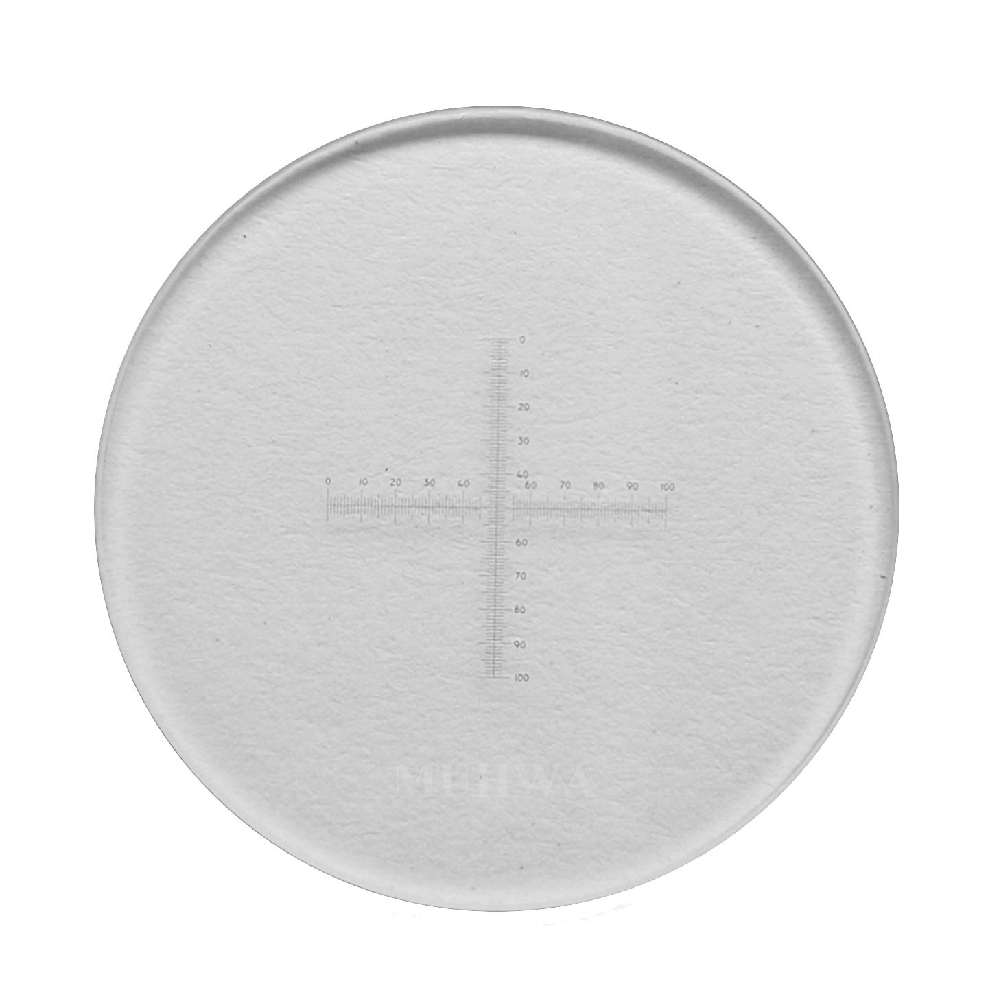 0.1mm Microscope Micrometer Cross Microscope Calibration Ruler Slides 24mm Diameter