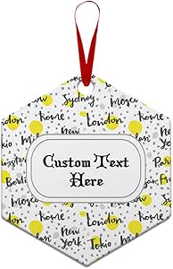 Amazon.com: Style In Print Aluminum Christmas Ornament ...