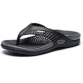 LGHLMCL Flip Flops for Men & Women Lightweight Acupressure Sandals Massage Slippers, Summer Breathable Beach Shoes with Arch Support,Outdoor Casual Relief Plantar Fasciitis Heel Slippers Unisex