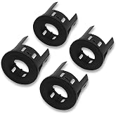 Aspaton 4X Parking Assist Sensor Bezels Compatible with R-am 1500 2014-2018 | R-am 1500 Classic 2019, 5LS52TZZAA, Black